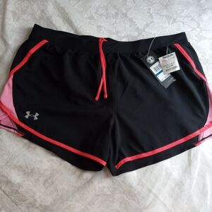 Under Armour Heat Gear Women's Running Shorts 2 In 1 Shorts XL